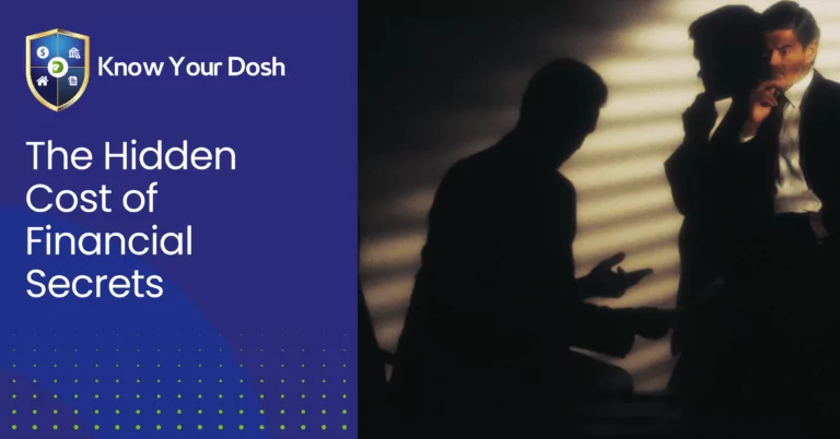 tense discussion between two people hidden in shadows