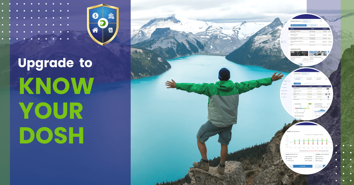 man looking out over lake with arms spread wide