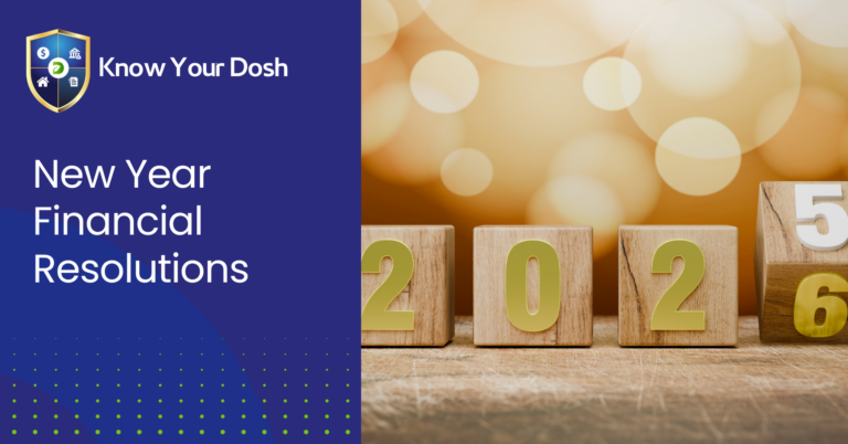 blocks with numbers on representing 2025 turning to 2026 for financial resolutions