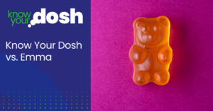 emma app comparison represented by an image of a gummi bear sweet